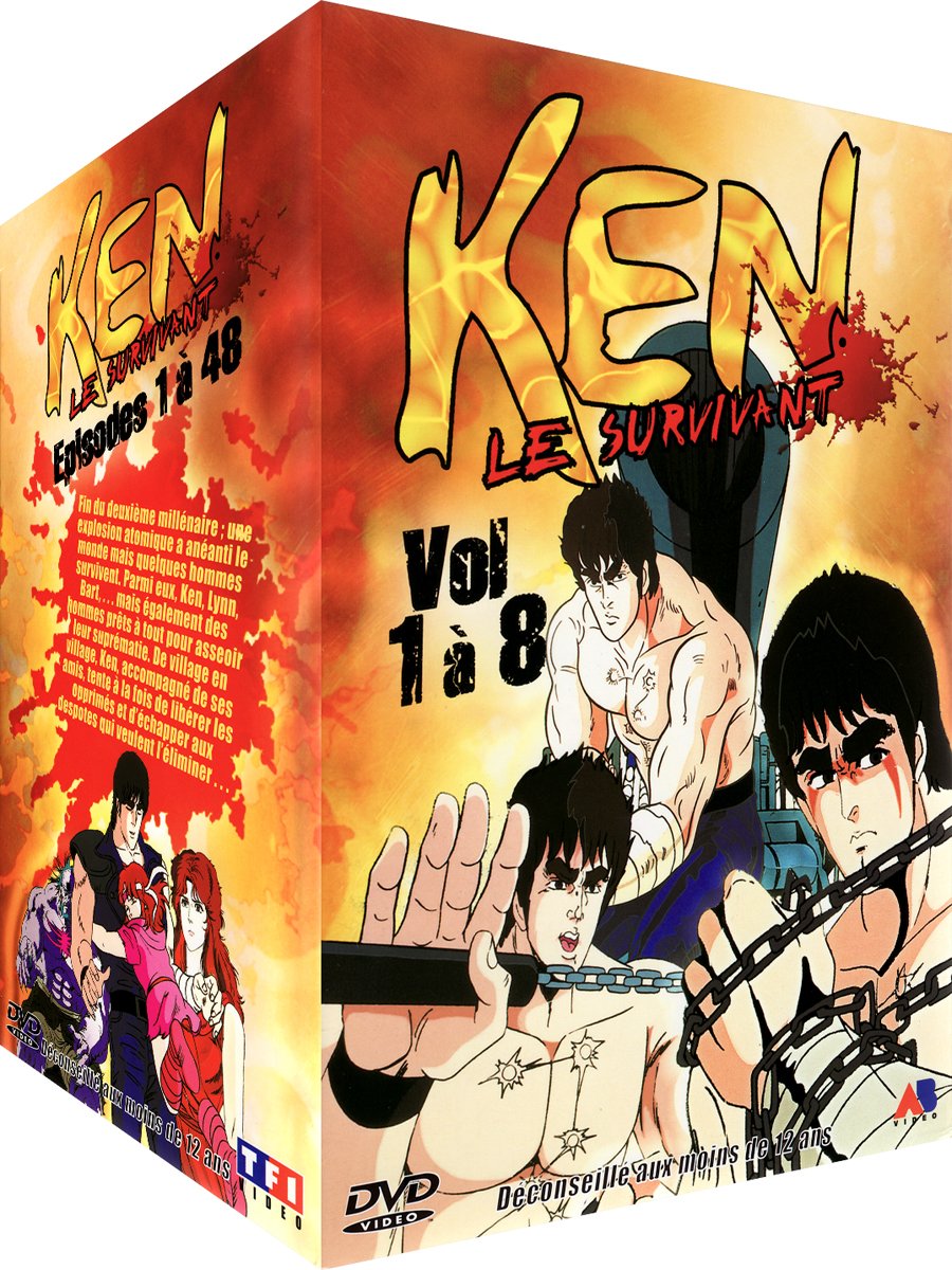 Coffret Ken le survivant 8 DVD : Vol. 1 à 8 Films