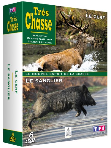 Très chasse : Le cerf / le sanglier - Coffret 6 DVD Films