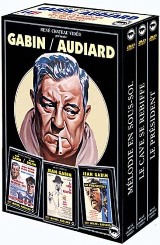 Coffret gabin - audiard : mélodie en sous-sol ; le président ; le cave se rebiffe Films