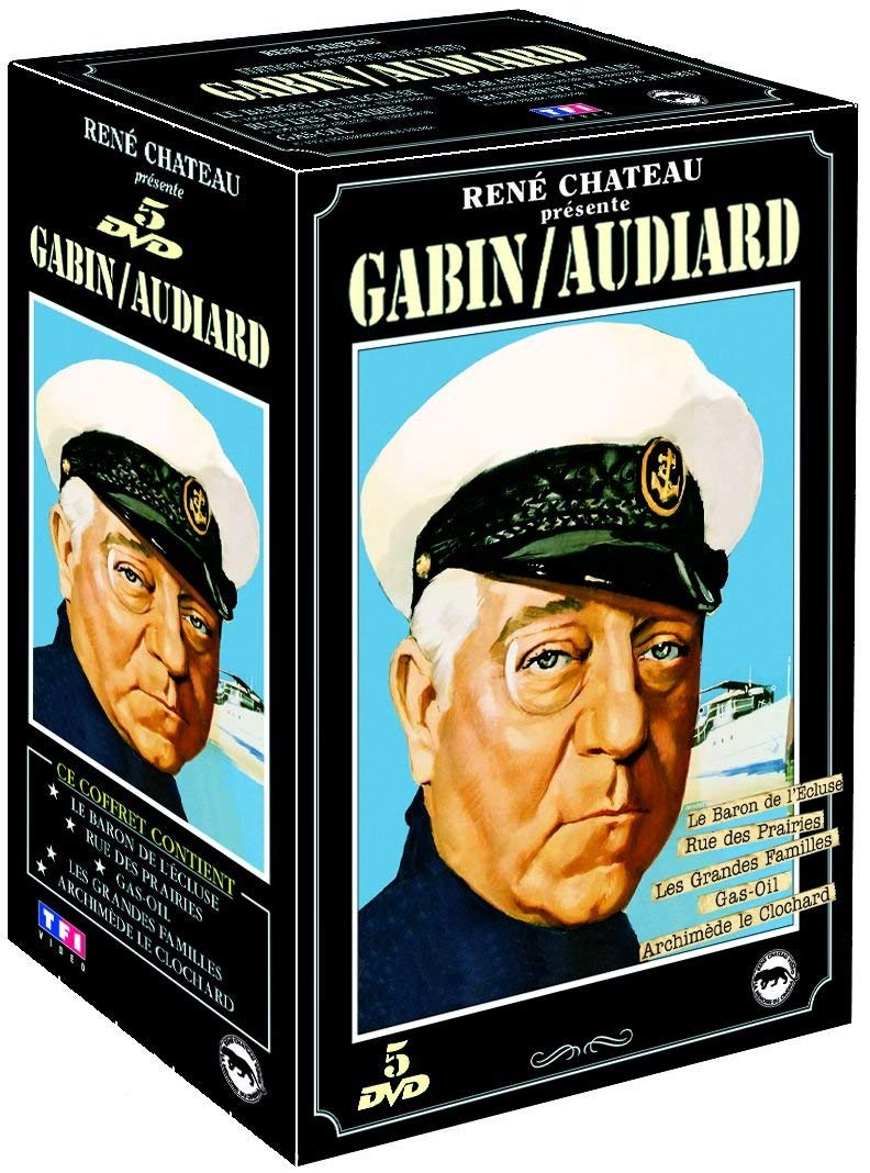 Coffret gabin-audiard : le baron de l' ecluse ; les grandes familles ; rue des prairies ; gasoil ; archimede le clochard Movies