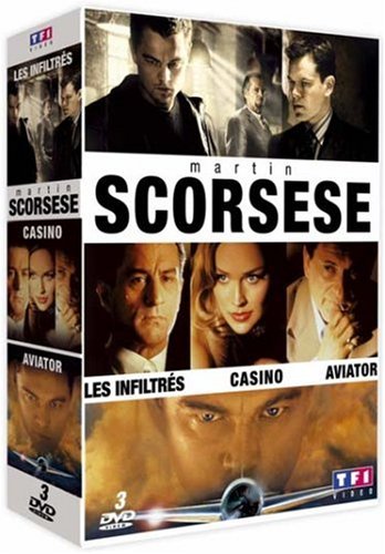 Coffret martin scorsese : casino, aviator, les infiltres Films