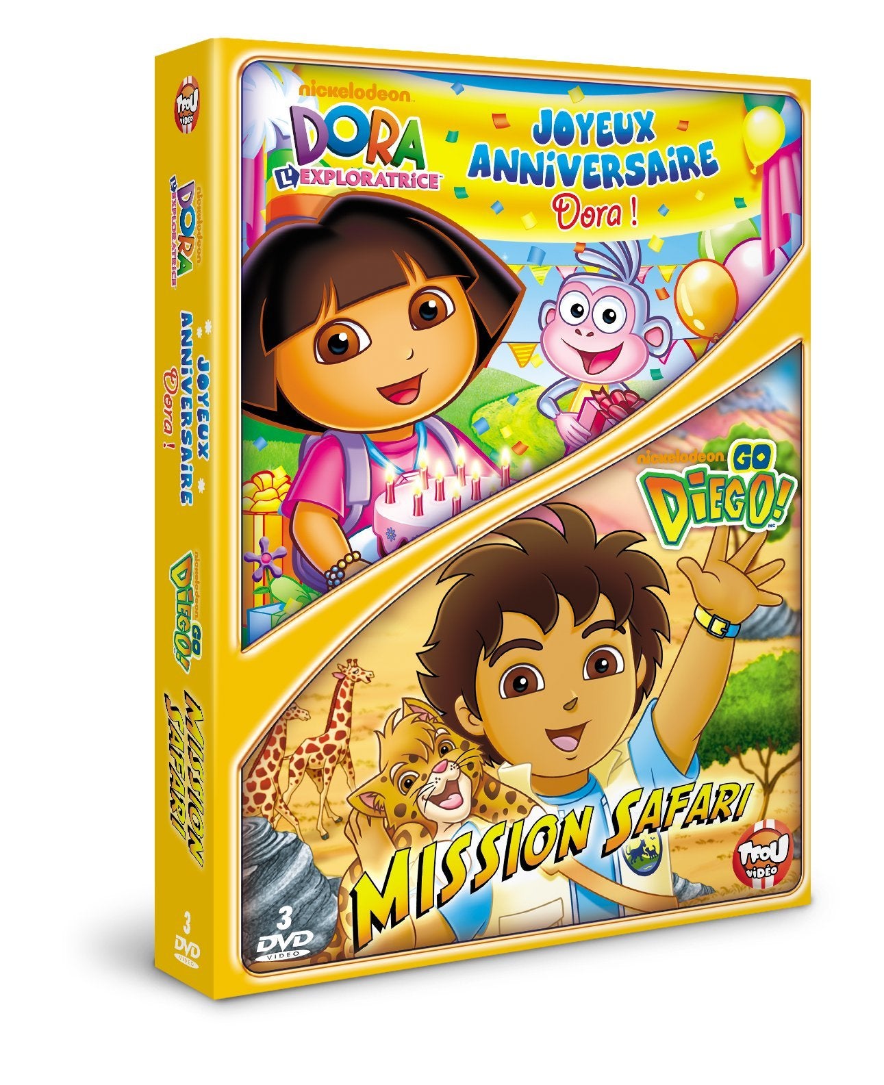 Dora, joyeux anniversaire dora ! ; diego, mission safari Films