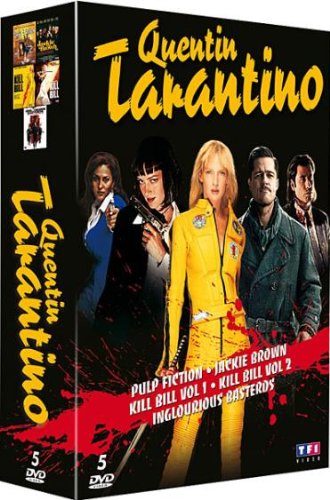 Quentin Tarantino : Pulp Fiction - Jackie Brown - Kill Bill 1&2 - Inglorious Basterds dvd