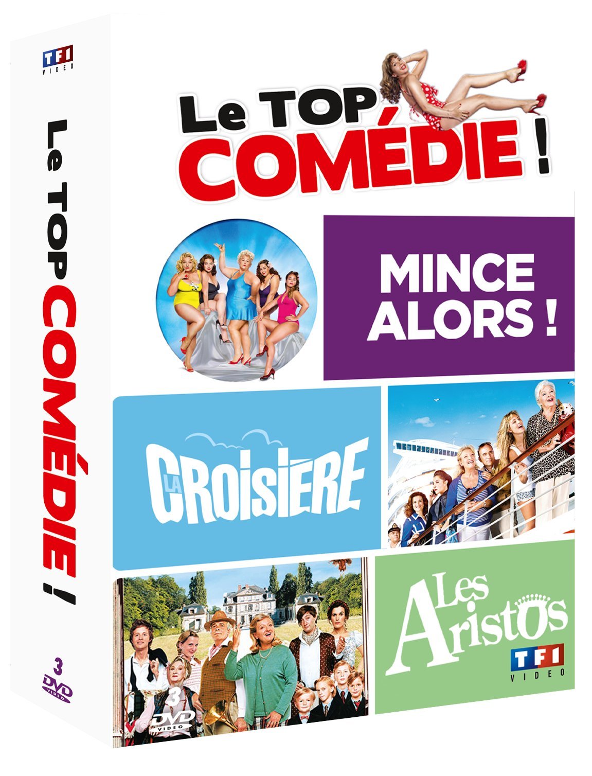 Coffret comedies de turkheim : mince alors! ; les aristos ; la croisière Movies