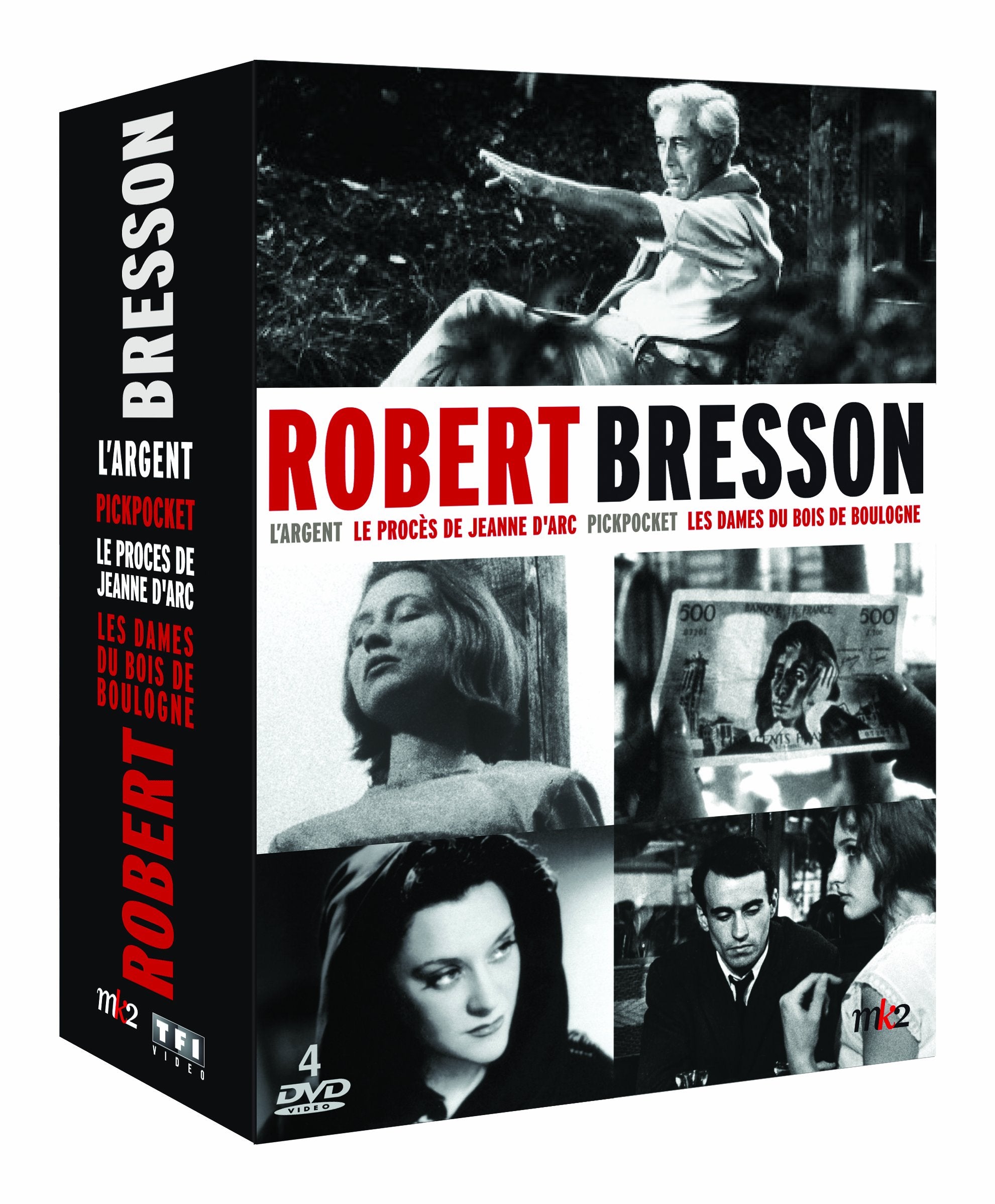Coffret robert bresson : l'argent ; pickpocket ; le proces de jeanne d'arc ; les dames du bois de boulogne Films