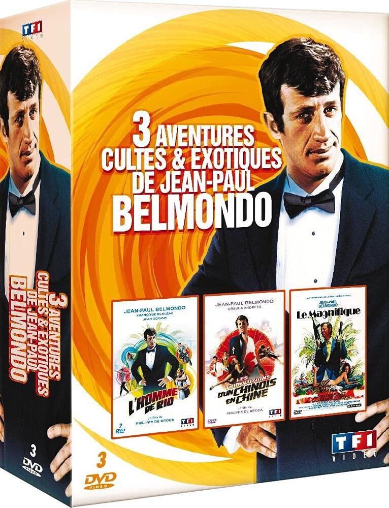Coffret 3 aventures cultes et exotiques de belmondo Films