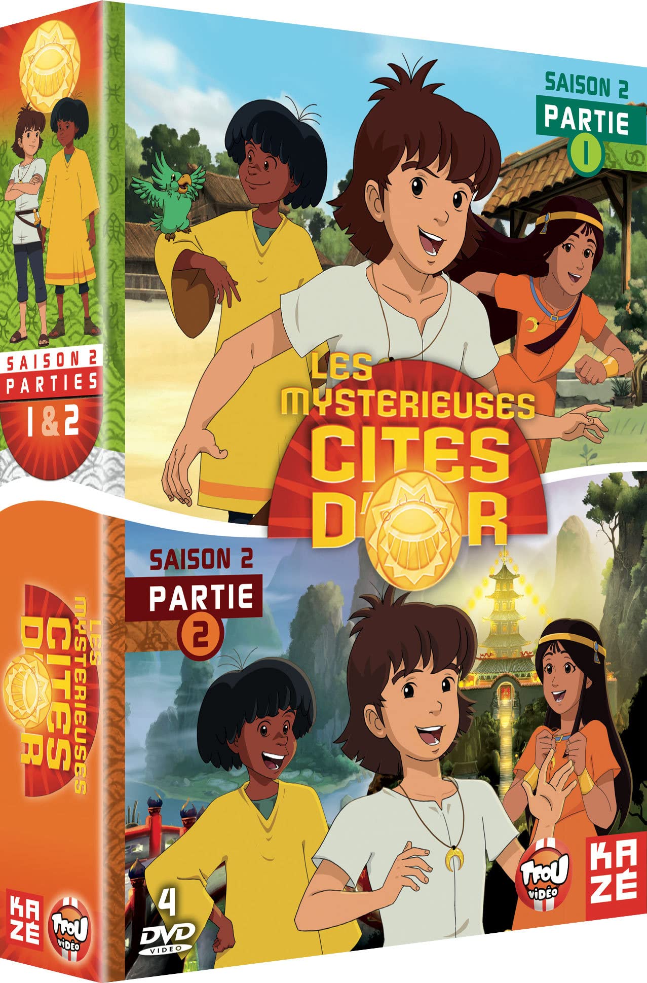 Coffret les mystérieuses cités d'or, vol. 1 et 2 Films