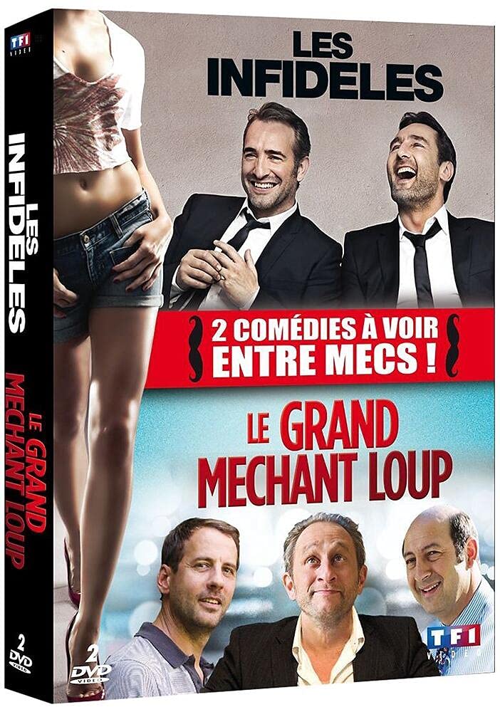 2 comédies à voir entre mecs ! : Les infidèles + Le grand méchant loup dvd