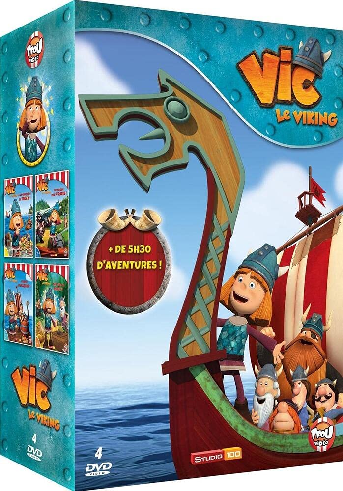 Coffret vic le viking : à la conquête du trésor ; a l'attaque des pirates ; grand voyageur ; cap sur la magie Movies
