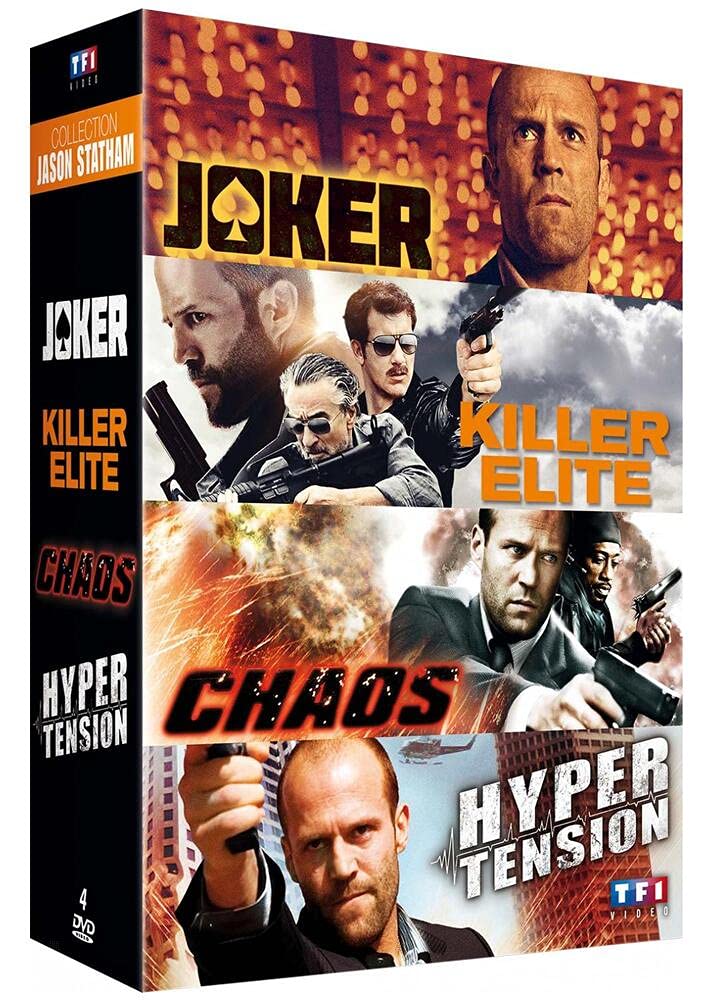 Collection Jason Statham : Joker + Killer Elite + Chaos + Hyper Tension dvd
