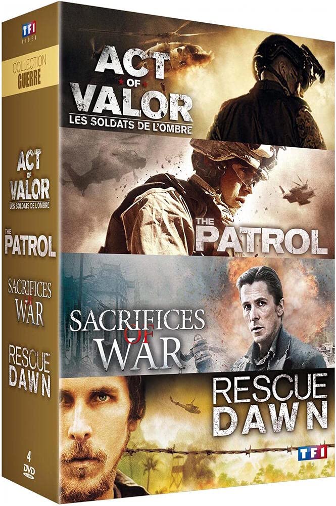 Collection Guerre : Act of Valor + The Patrol + Sacrifices of War + Rescue Dawn Movies