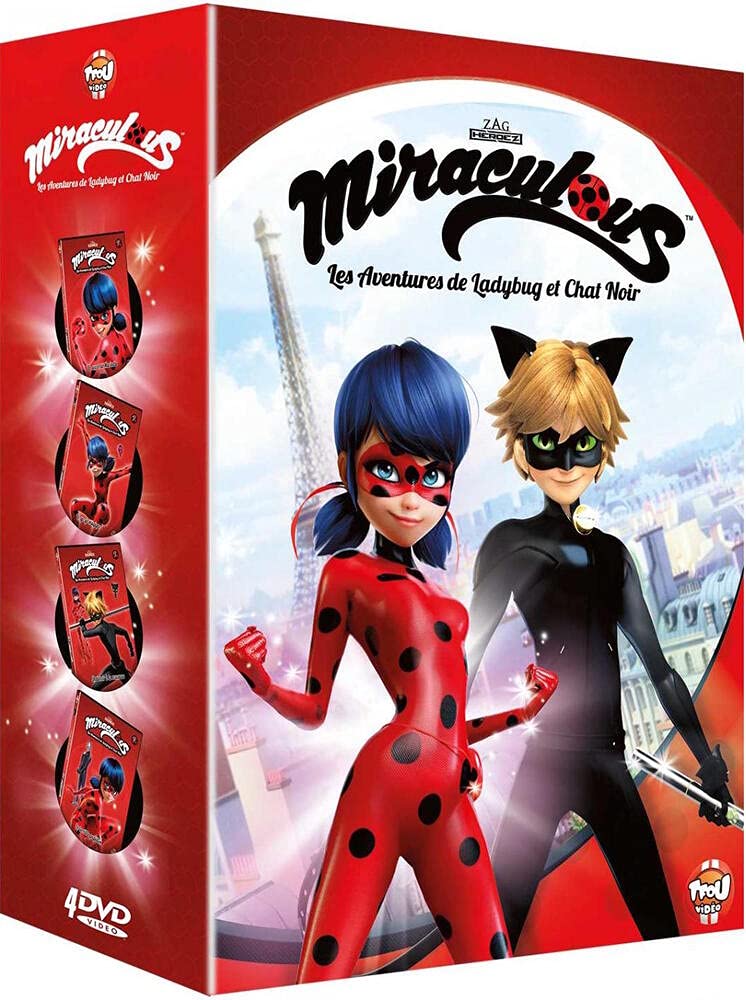 Miraculous, Les Aventures de Ladybug et Chat Noir-Volumes 1 à 4 dvd