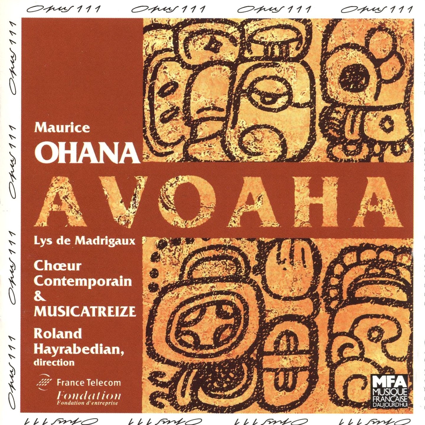 Ohana: Avoaha: Lys de Madrigaux Classical