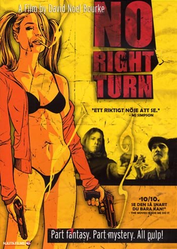 No right turn - DVD Region 2 Import - by David Noel Bourke with Sira Stampe and Laura Bach . Films