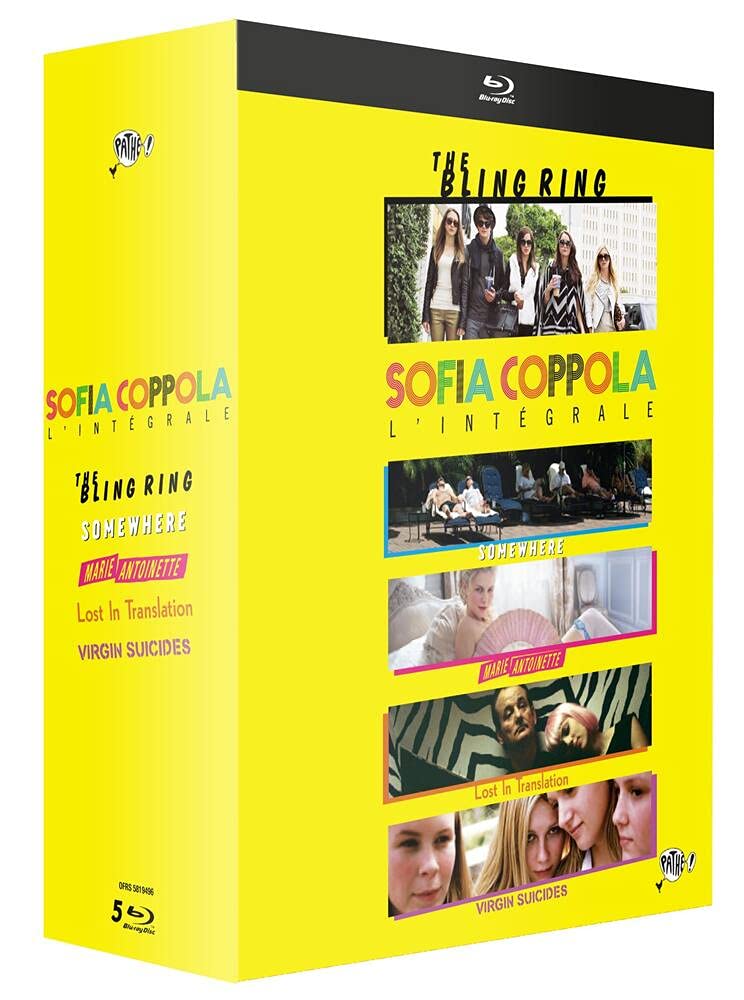 Sofia Coppola, l'intégrale - Coffret 5 films : The Bling Ring + Somewhere + Marie-Antoinette + Lost in Translation + The Virgin Suicides dvd