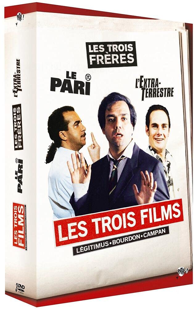 Coffret les inconnus 3 films : les 3 frères ; le pari ; l'extraterrestre Films