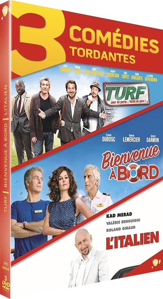 Turf + Bienvenue à bord + L'Italien dvd