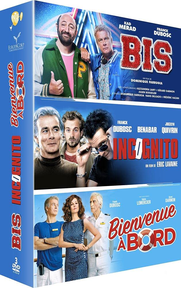Franck Dubosc : BIS + Incognito + Bienvenue à Bord dvd