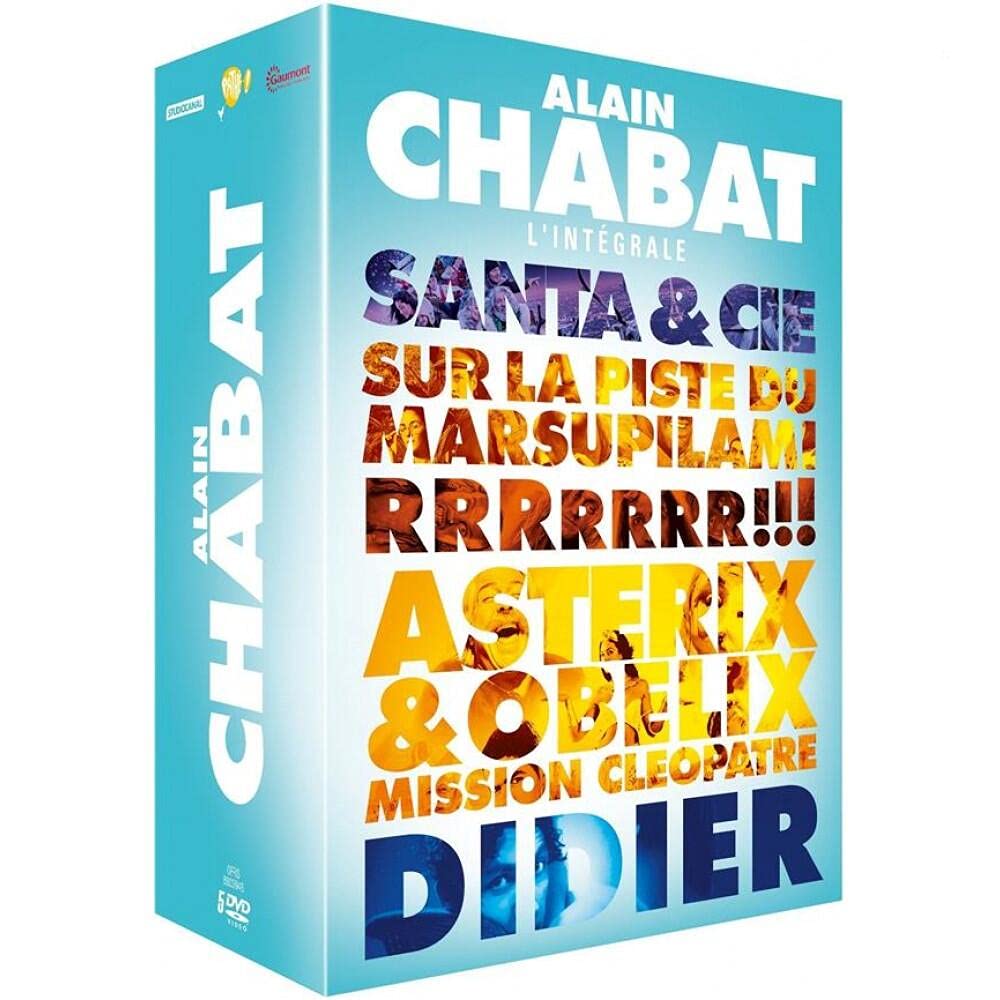 Alain Chabat - L'intégrale 5 films : Santa & Cie + Sur la piste du Marsupilami + RRRrrrr !!! + Astérix & Obélix : Mission Cléopâtre + Didier Movies