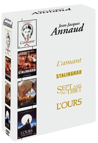 Coffret Jean Jacques Annaud 4 DVD : L'Amant / Stalingrad / Sept ans au Tibet / L'Ours dvd