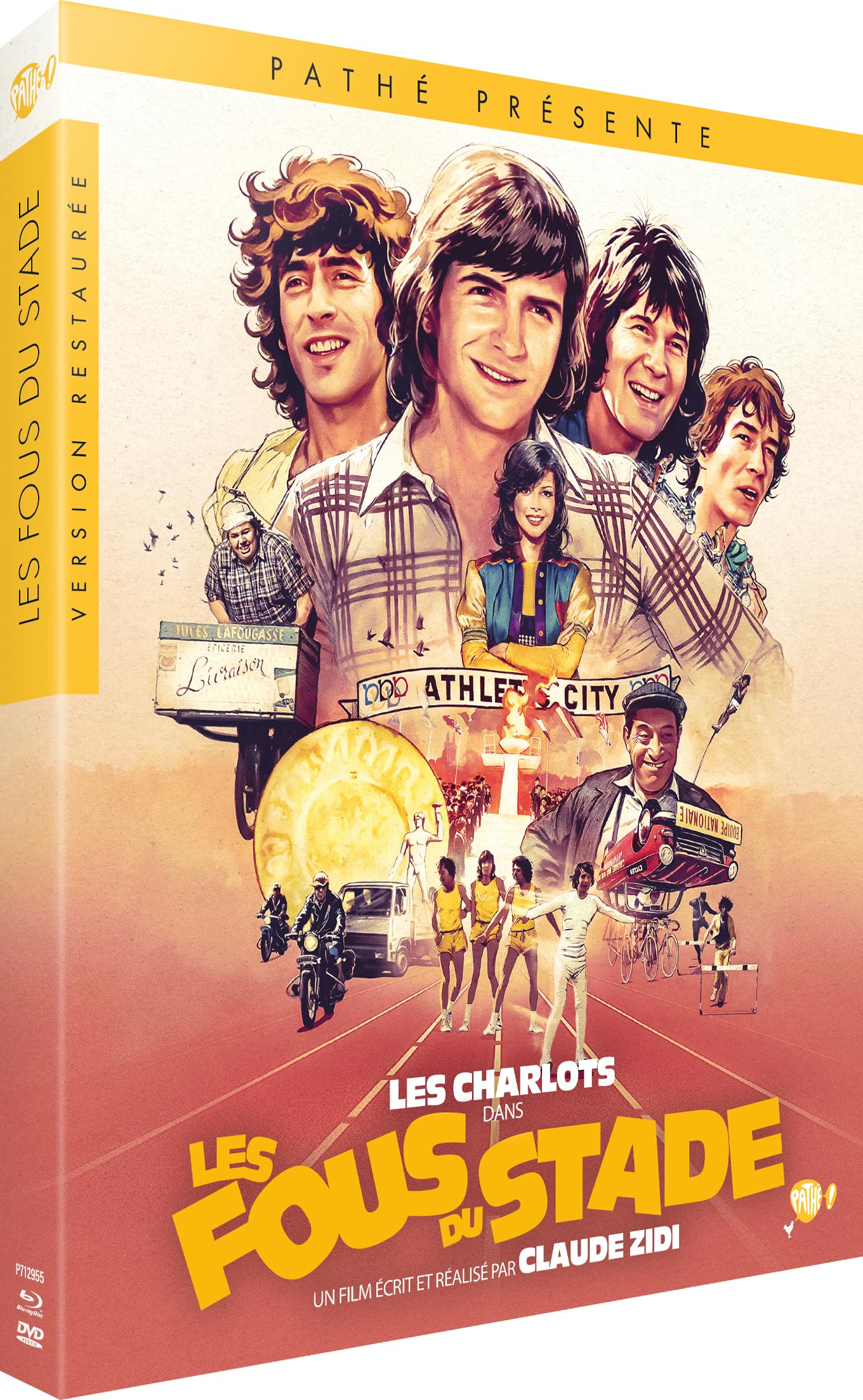 FOUS DU STADE (LES) - COMBO DVD + BD - EDITION LIMITEE dvd