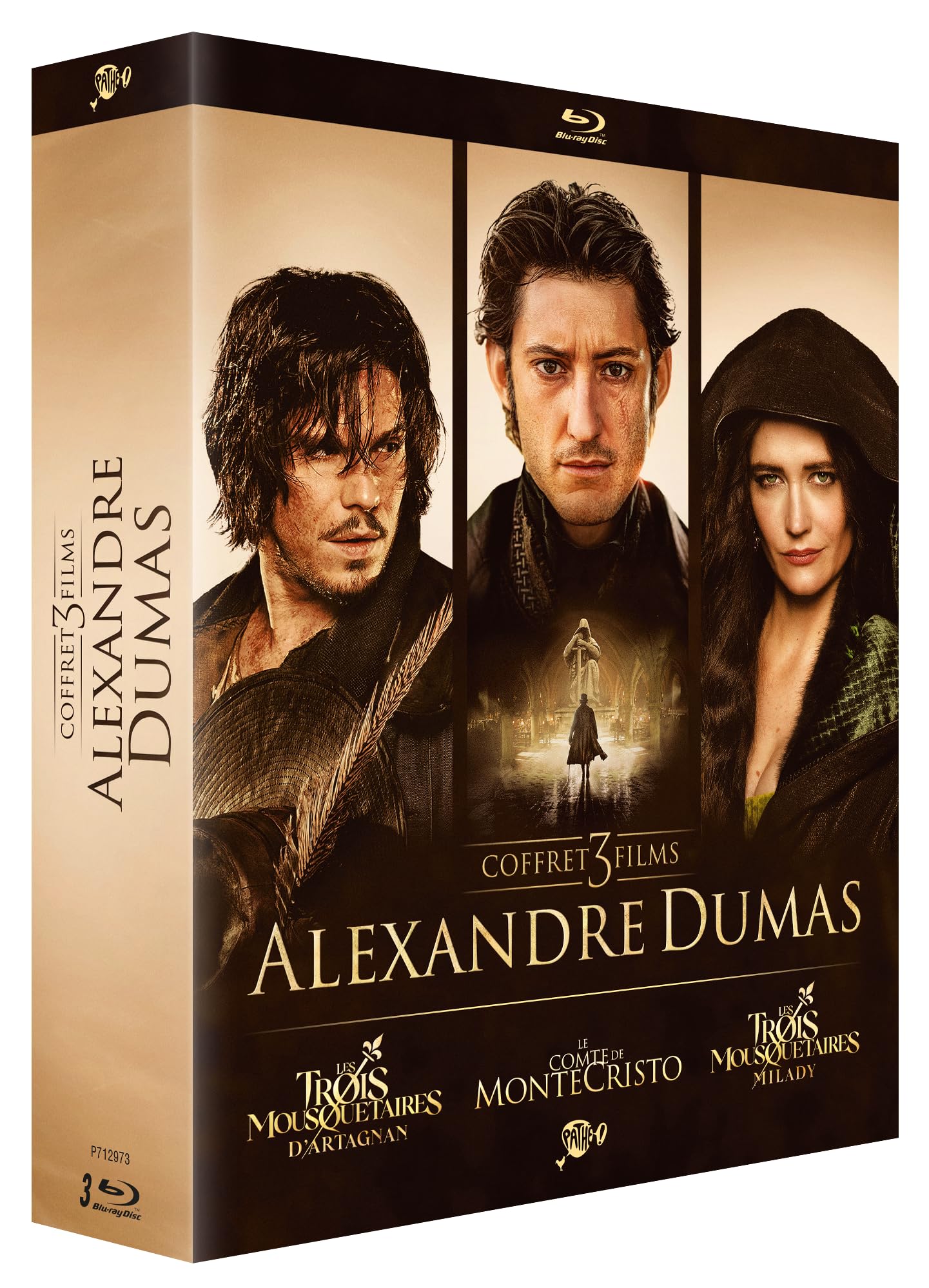 Coffret 3 films Alexandre Dumas : Le Comte de Monte Cristo + Les Trois Mousquetaires : D'Artagnan & Milady Box sets