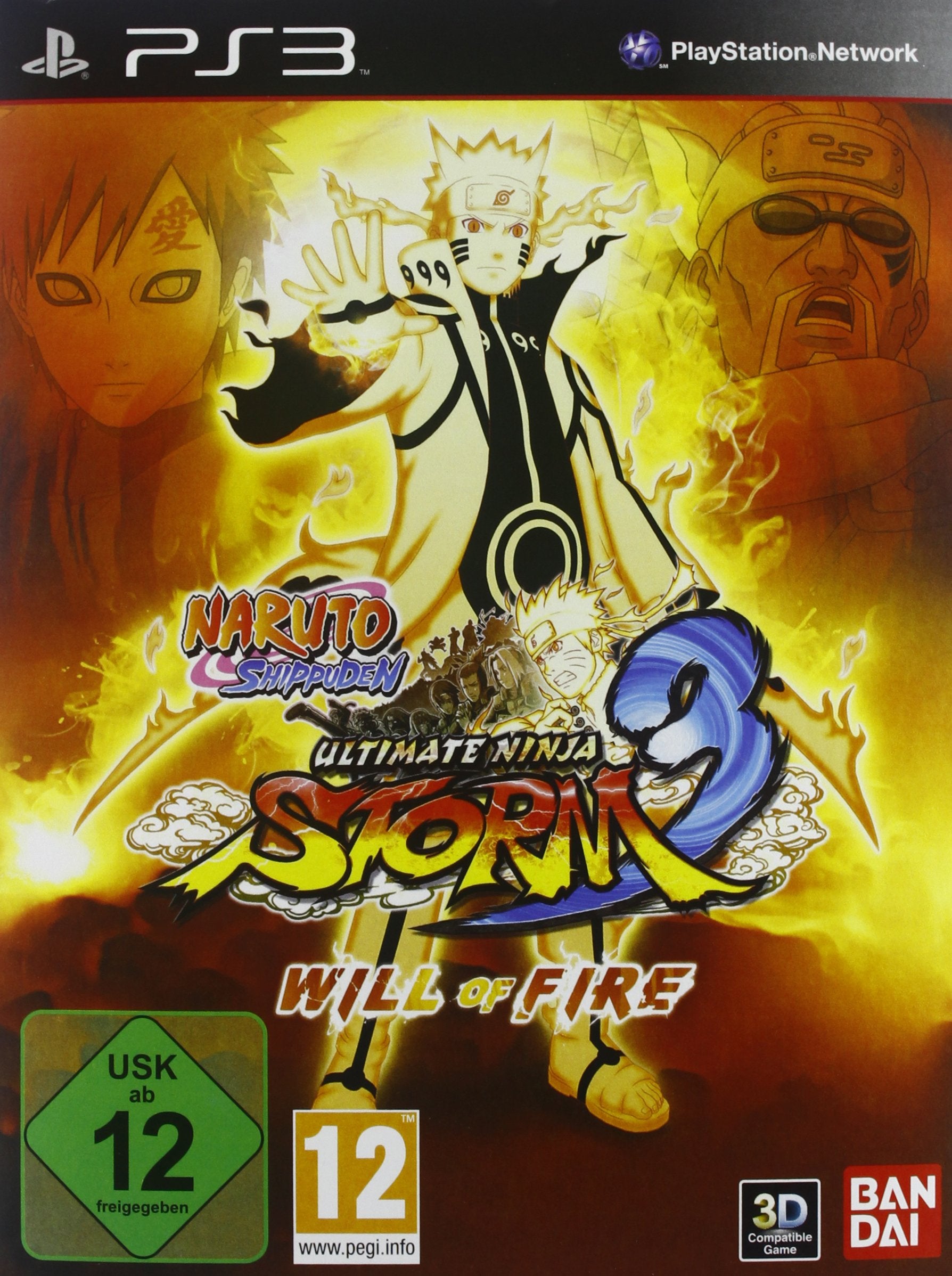 Naruto Shippuden Ultimate Ninja Storm 3 WILL OF FIRE Collectors Edition PlayStation 3