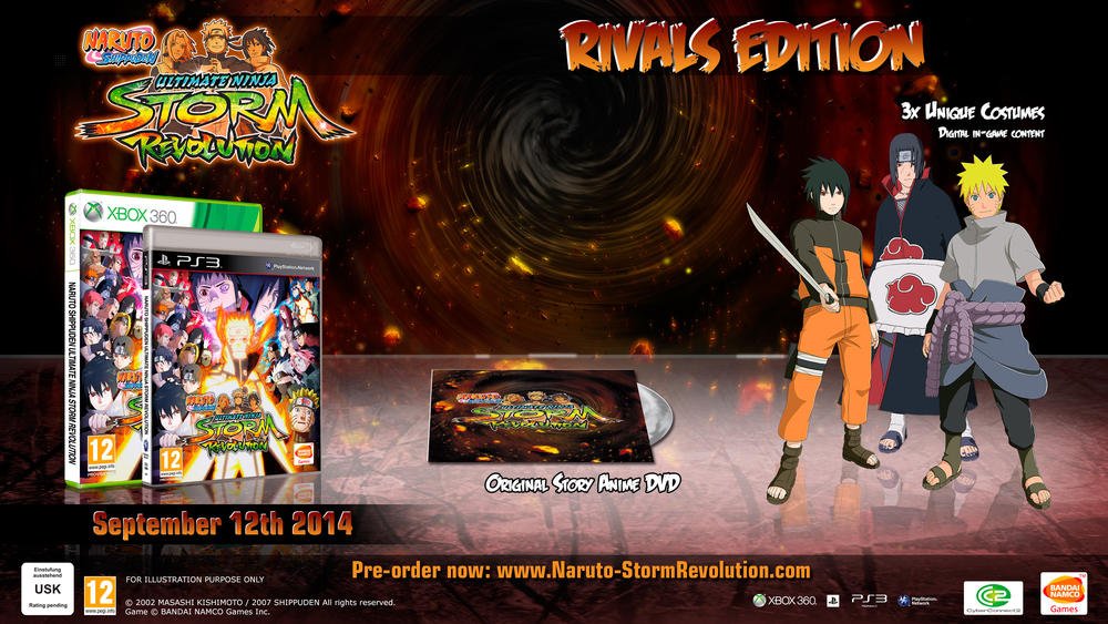 Naruto Shippuden : ultimate Ninja storm revolution - édition day one game