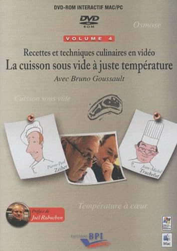 Recettes et techniques culinaires en vidéo: La cuisson sous vide à juste température DVD-ROM book