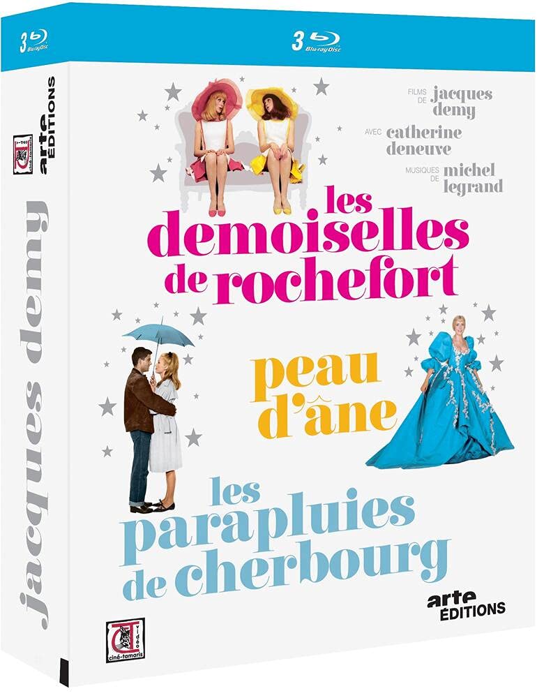 Jacques Demy : Les demoiselles de Rochefort + Peau d'Âne + Les parapluies de Cherbourg dvd