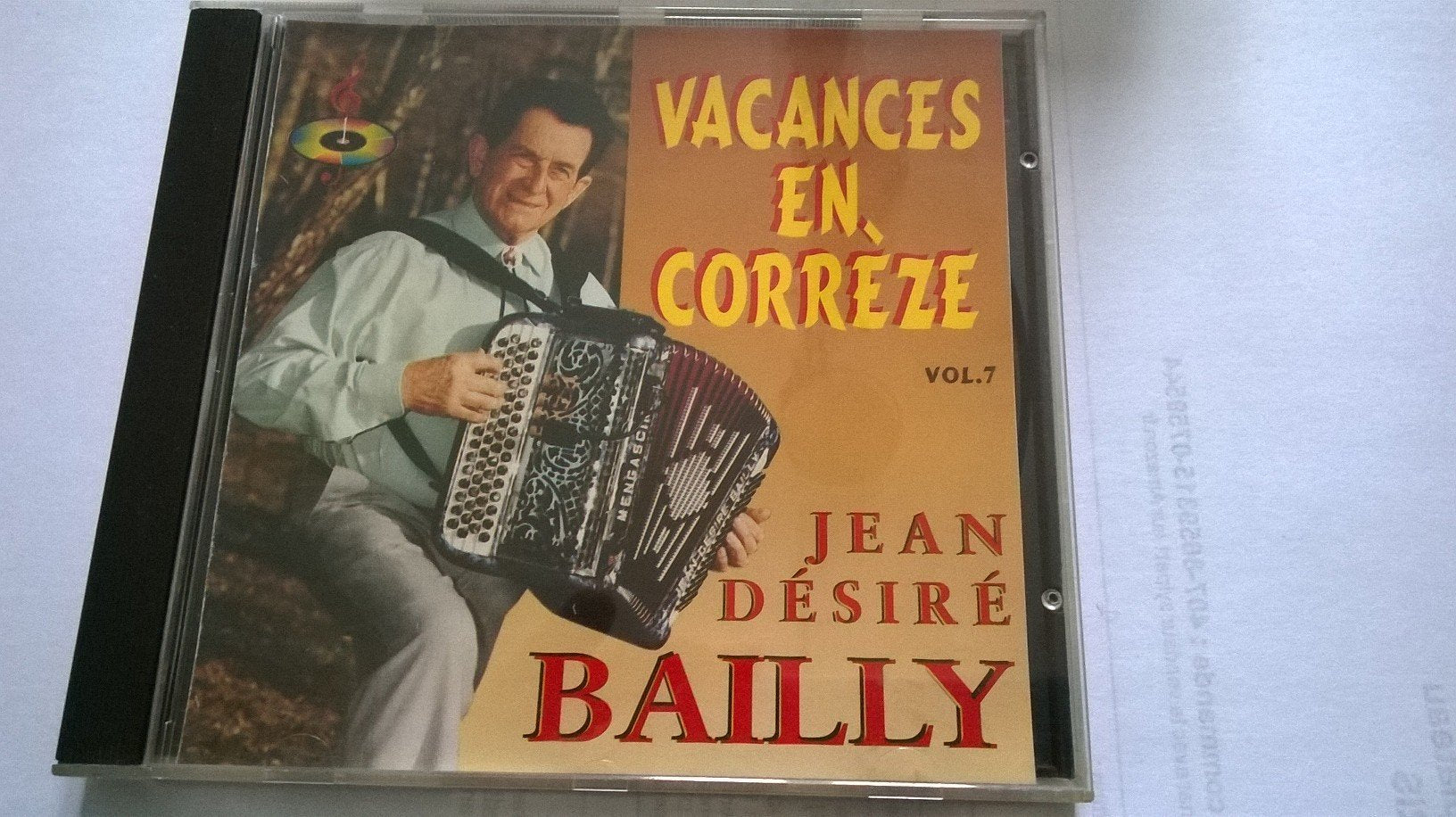 JEAN DESIRE BAILLY VACANCES EN CORREZE VOL 7 cd