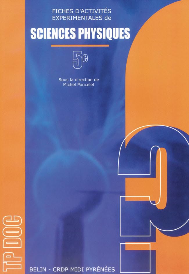 Sciences Physiques - 5e: Fiches d'activités élèves book