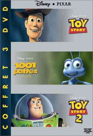 Coffret Pixar 3 DVD : Toy Story / Toy Story 2 / 1001 Pattes Movies