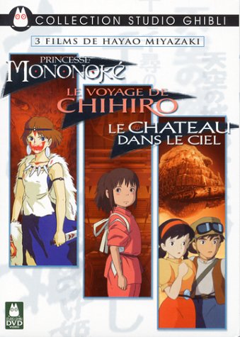 Coffret Hayao Miyazaki : Princesse Mononoké / Le Voyage de Chihiro / Le château dans le ciel - Coffret 3 DVD Movies