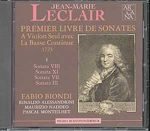 Leclair: Premier Livre de Sonates Classical