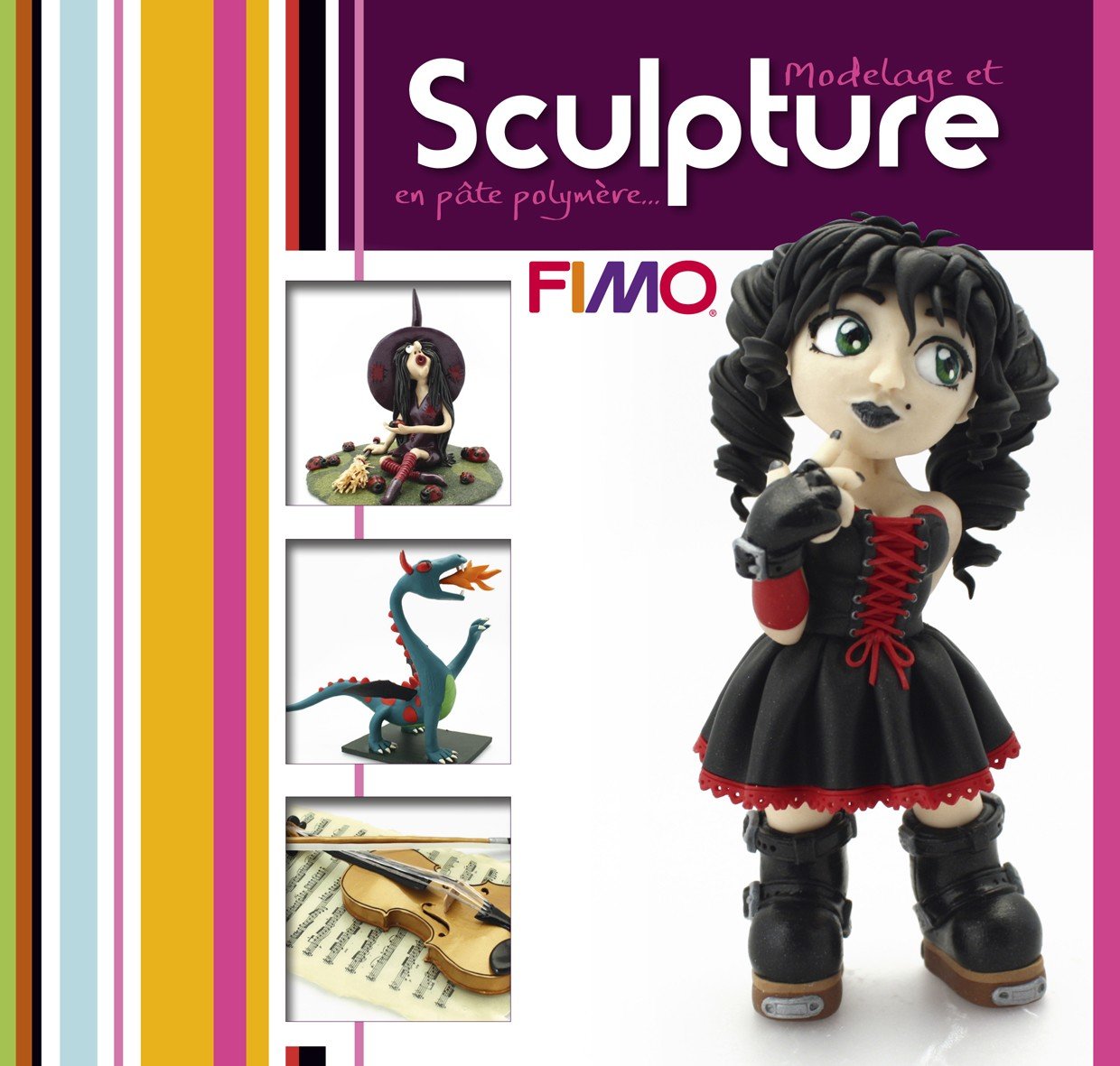 Fimo - Livre Fimo N° 3 "Modelage et sculpture avec Fimo", gabarits de coupe inclus book