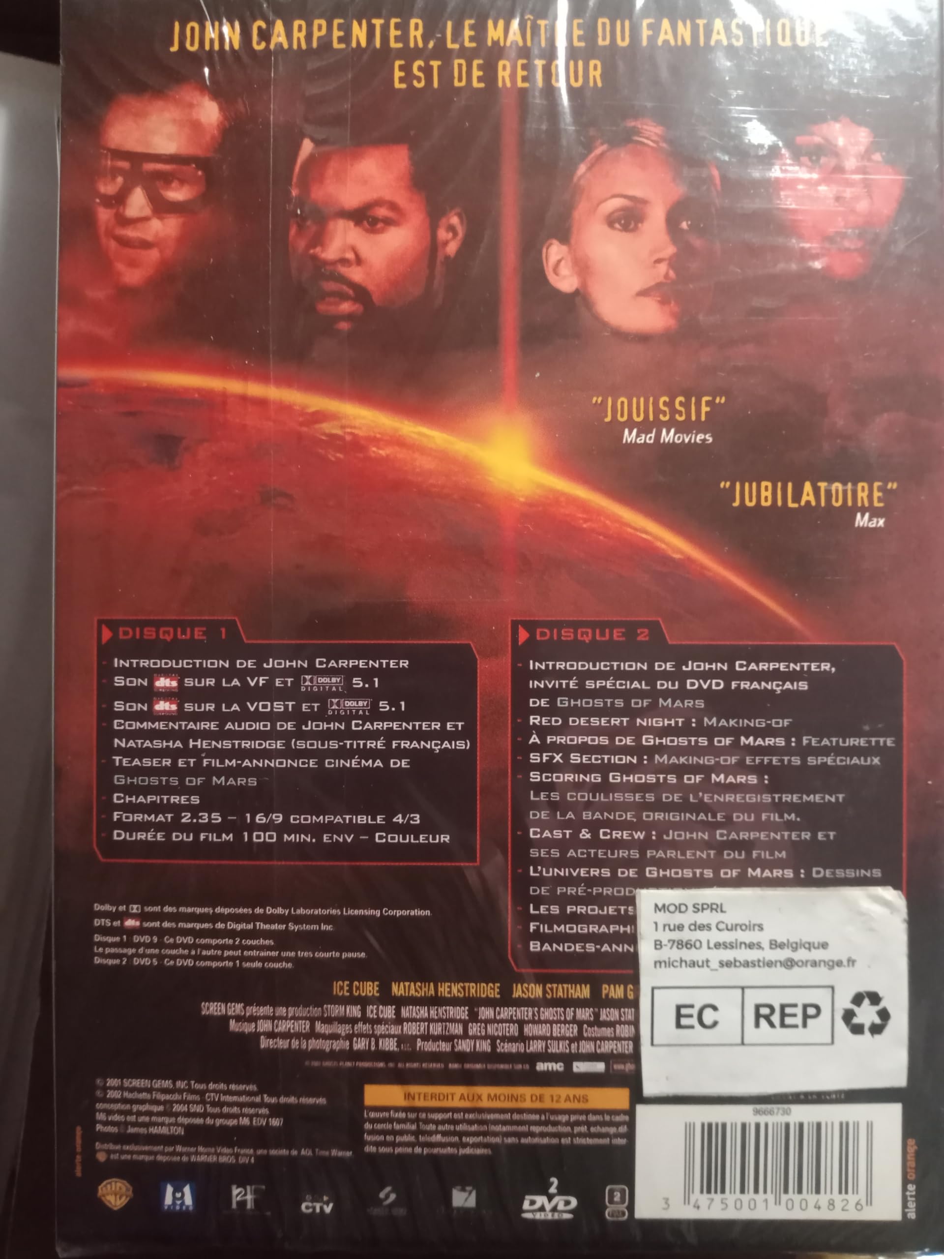 Product Image: Ghosts of Mars - Édition Prestige 2 DVD