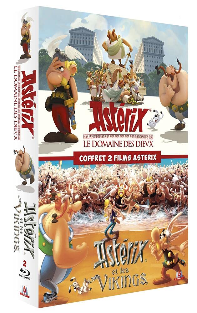 Coffret 2 films Astérix - Le Domaine des Dieux + Astérix et les Vikings dvd