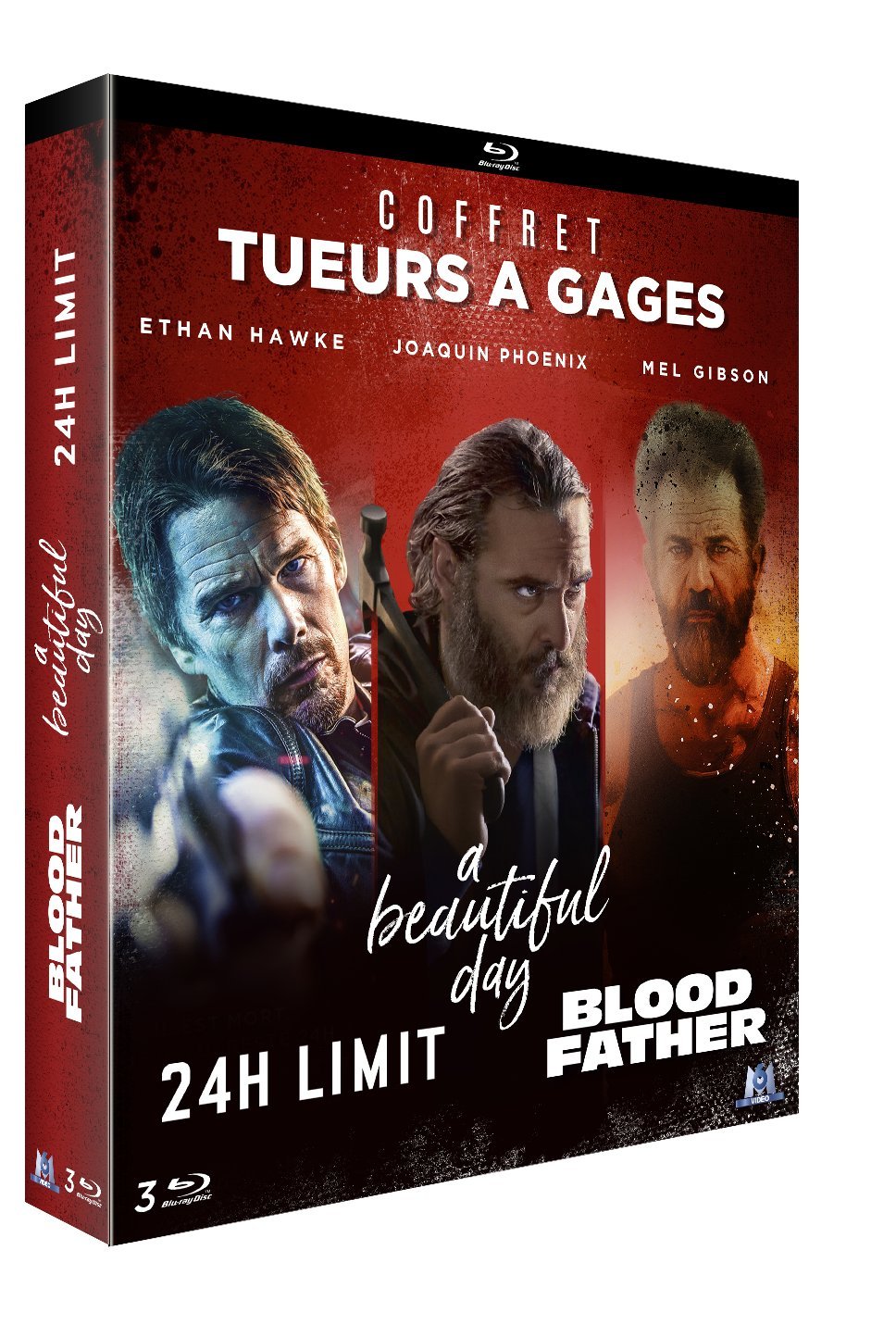 Coffret Action Blood Father Beautiful Day et 24h Limit - Coffret Blu-Ray dvd