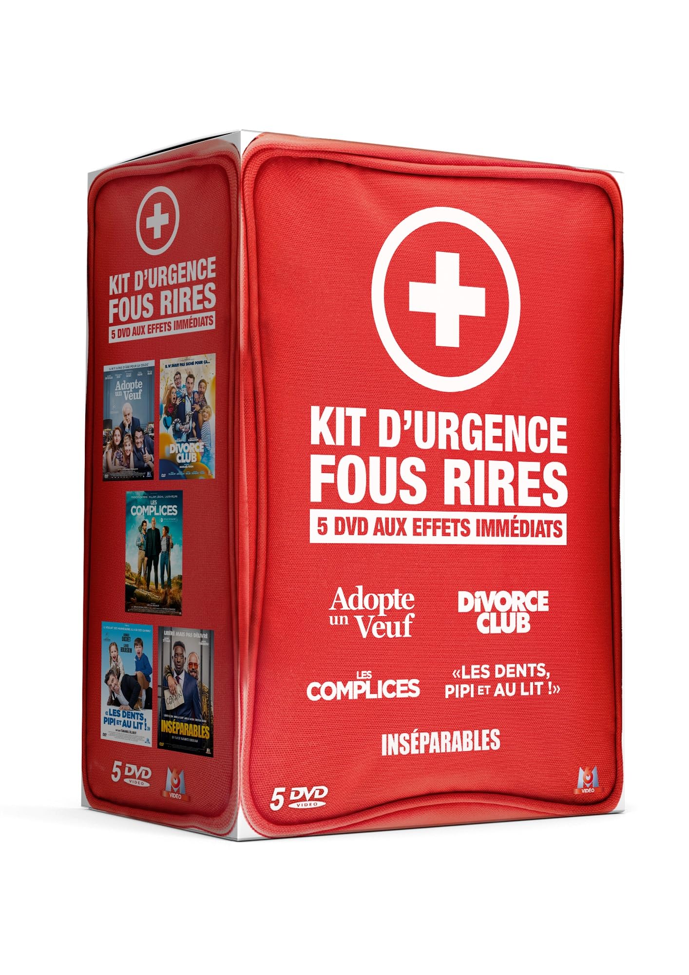 Kit d'urgence Fous rires - Coffret 5 films aux Effets immédiats dvd