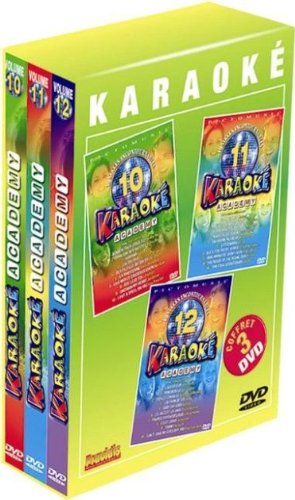 Karaoké Academy-Coffret n° 4 (Vol. 10 à 12) dvd