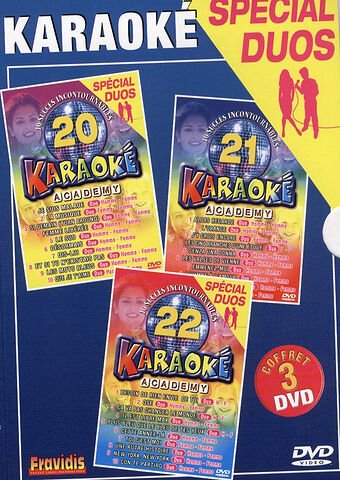 Karaoké Academy-Coffret n° 7 : spécial duos (Vol. 20 à 22) dvd
