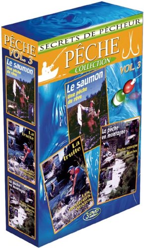 Coffret pêche, vol. 3 : Le saumon / La truite / La pêche en montagne - Coffret 3 DVD Movies