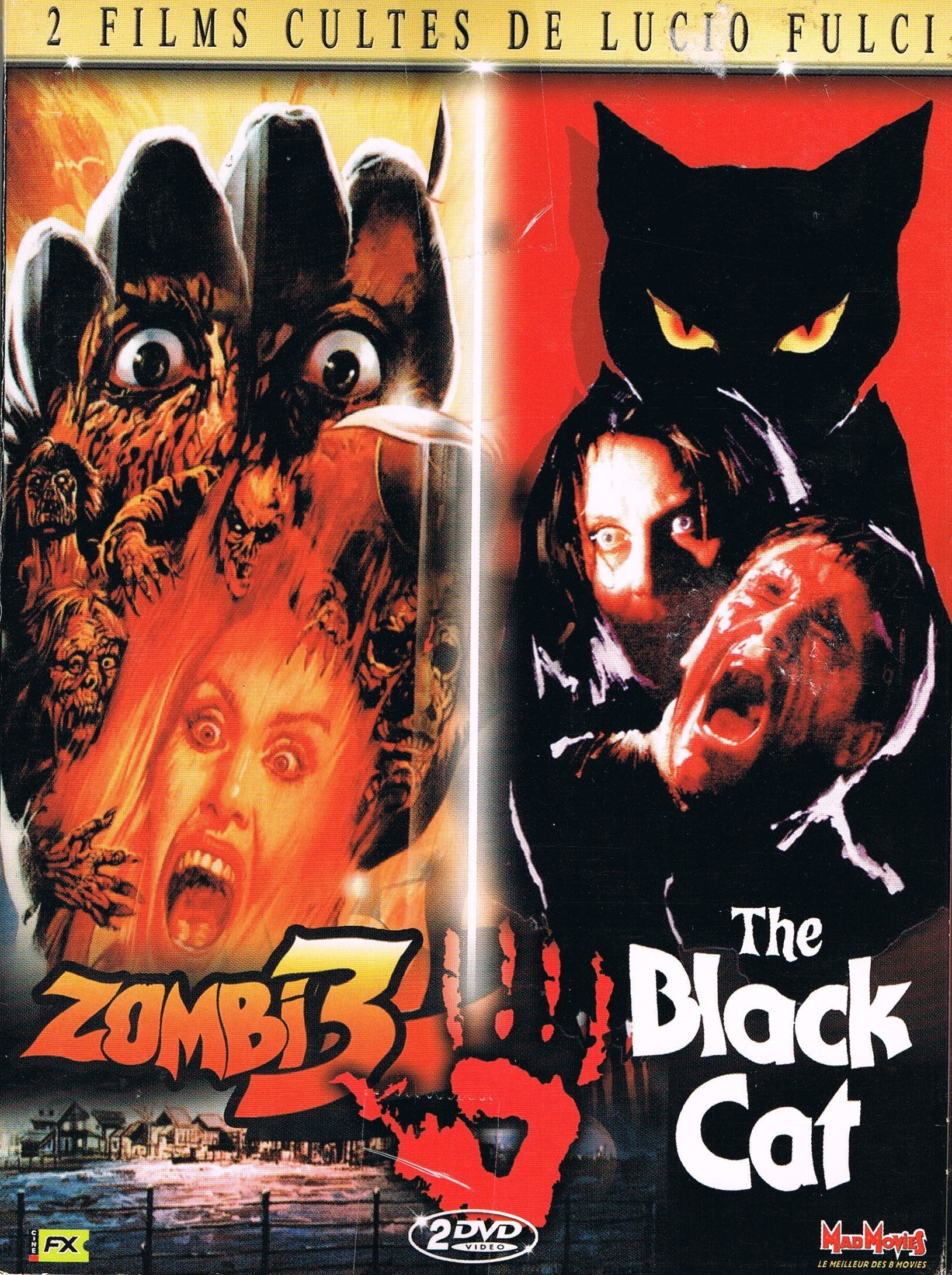 The Black Cat + Zombi 3 Films