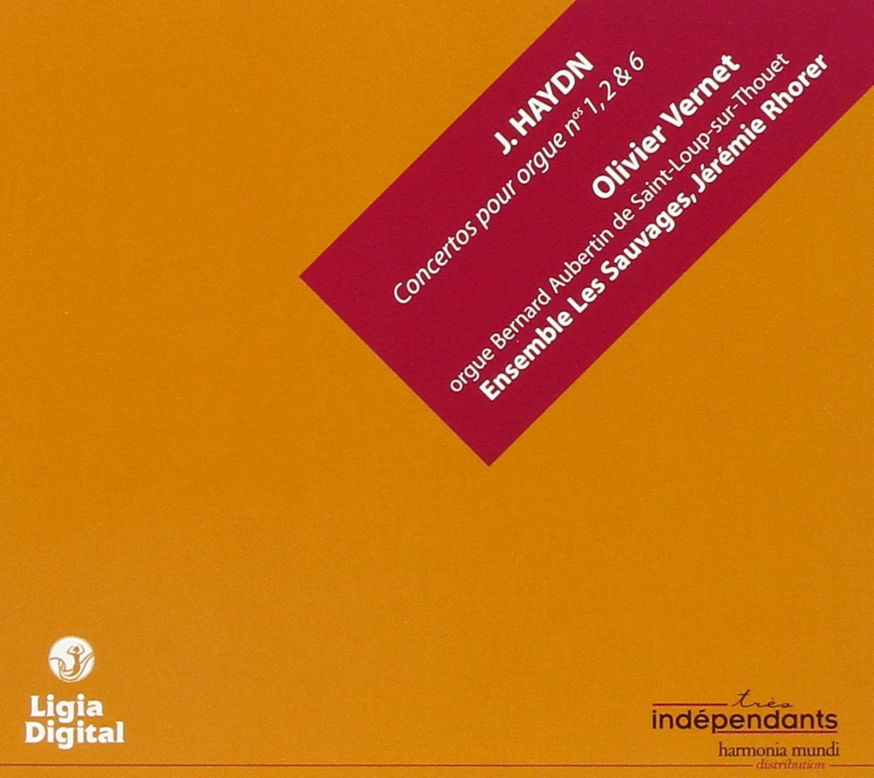 Concerti Per Organo Nn.1, 2 , 6 Hob Classical