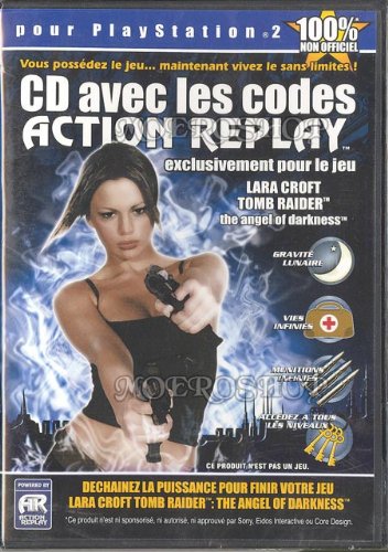 CD Codes action replay Tomb Raider the angel of darkness - Playstation 2 - PAL PlayStation 2