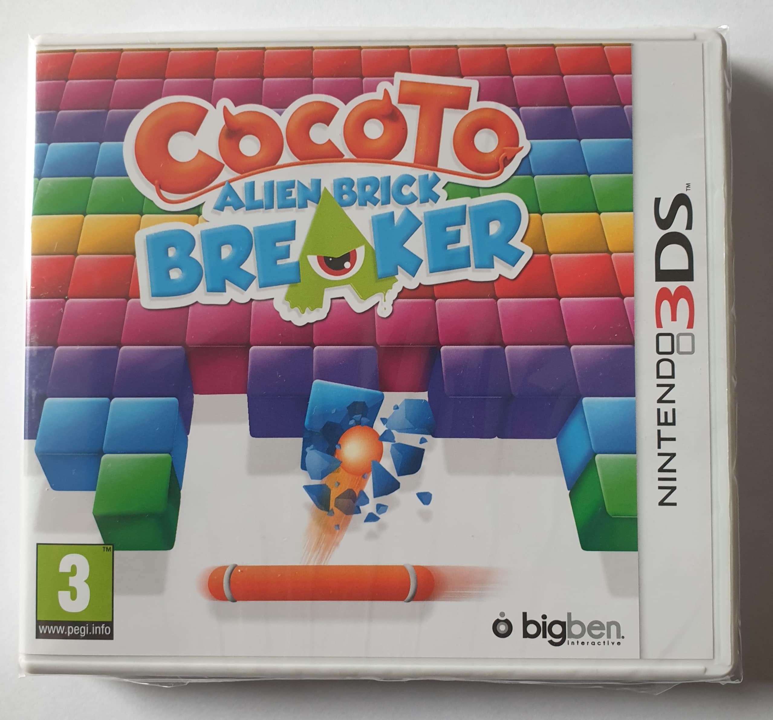 Cocoto Alien Brick Breaker Nintendo 3DS game