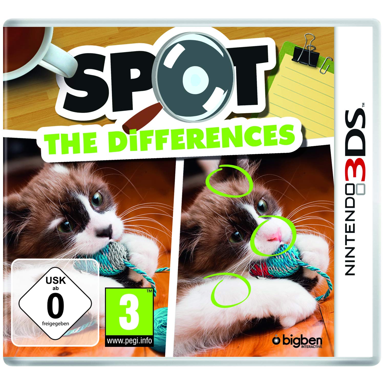 Spot the differences Nintendo DS