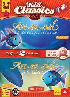 Pack Arc en ciel 1 le plus beau poisson + Arc en ciel 2 baleine software