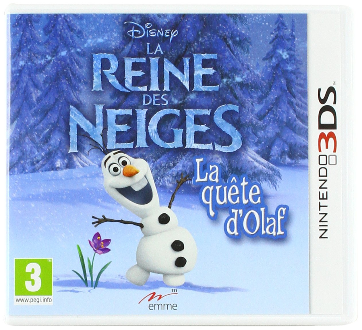 La Reine des Neiges : La Quete d'Olaf Jeu 3DS Nintendo DS